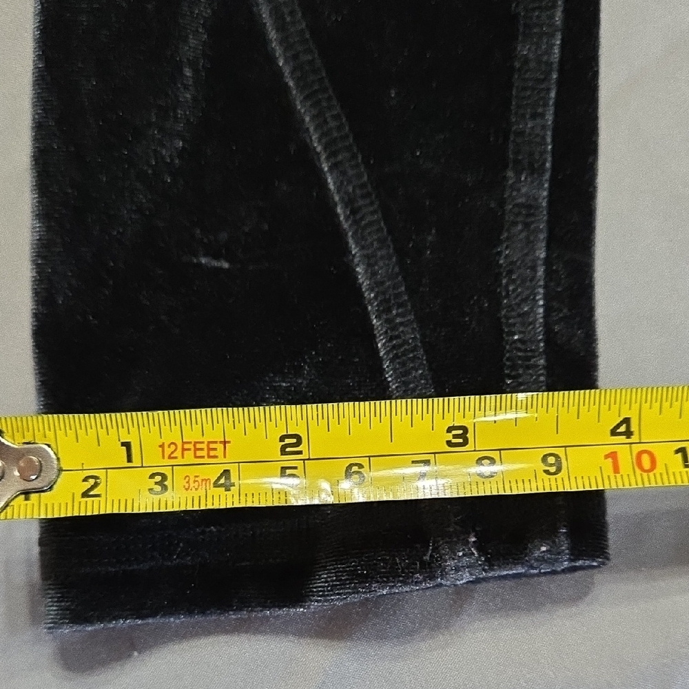 CALIA by Carrie Underwood Sz Small Black Velvet Pants - Picture 6 of 6